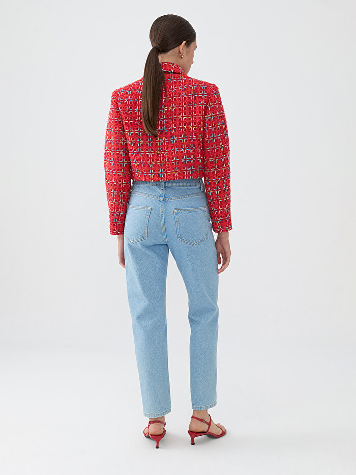 Nocturne Yüksek Bel Mom Jean Pantolon