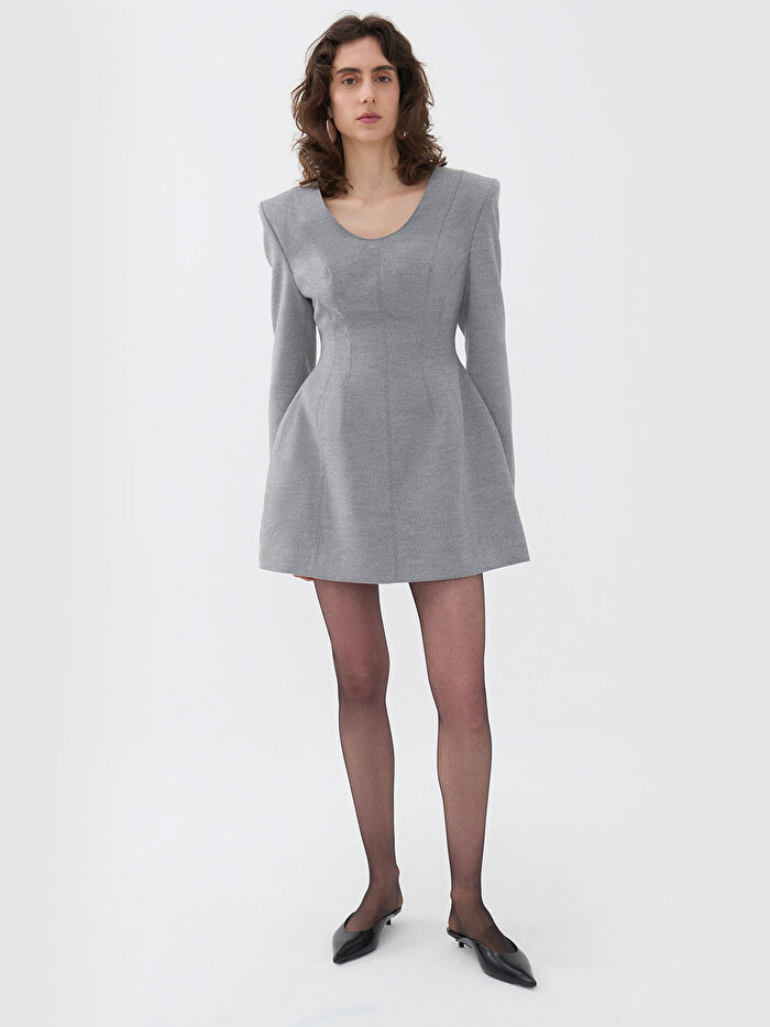 Nocturne Vatkalı Mini Elbise