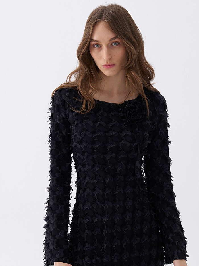 Nocturne Sırt Dekolteli Maxi Elbise