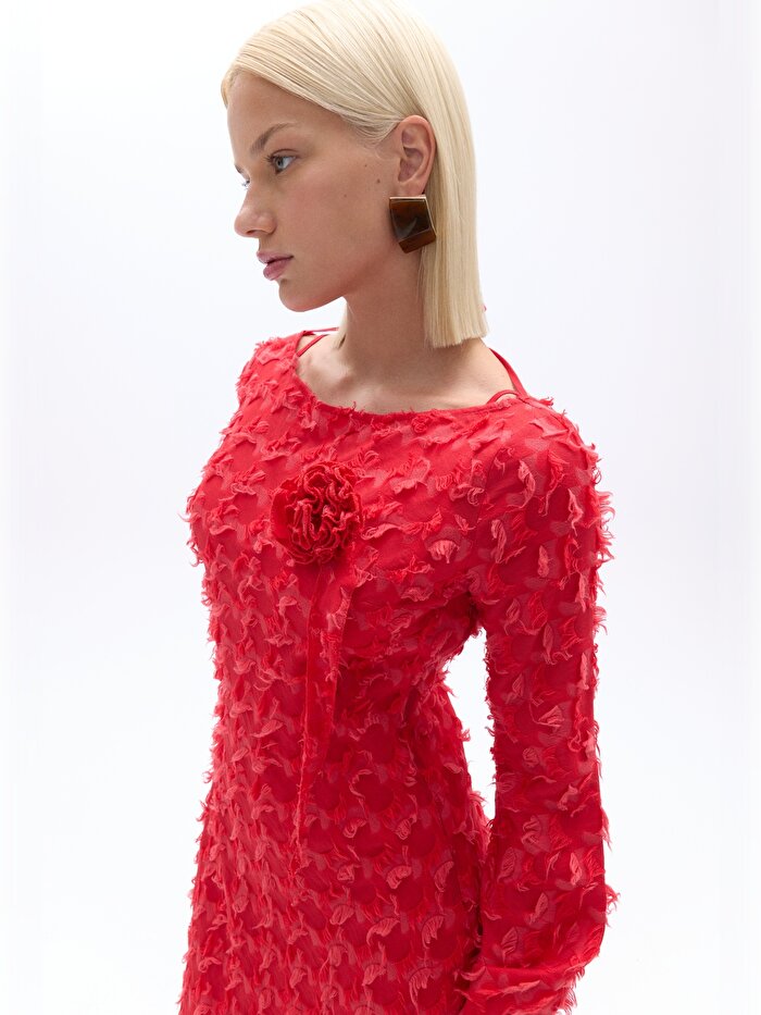 Nocturne Sırt Dekolteli Maxi Elbise