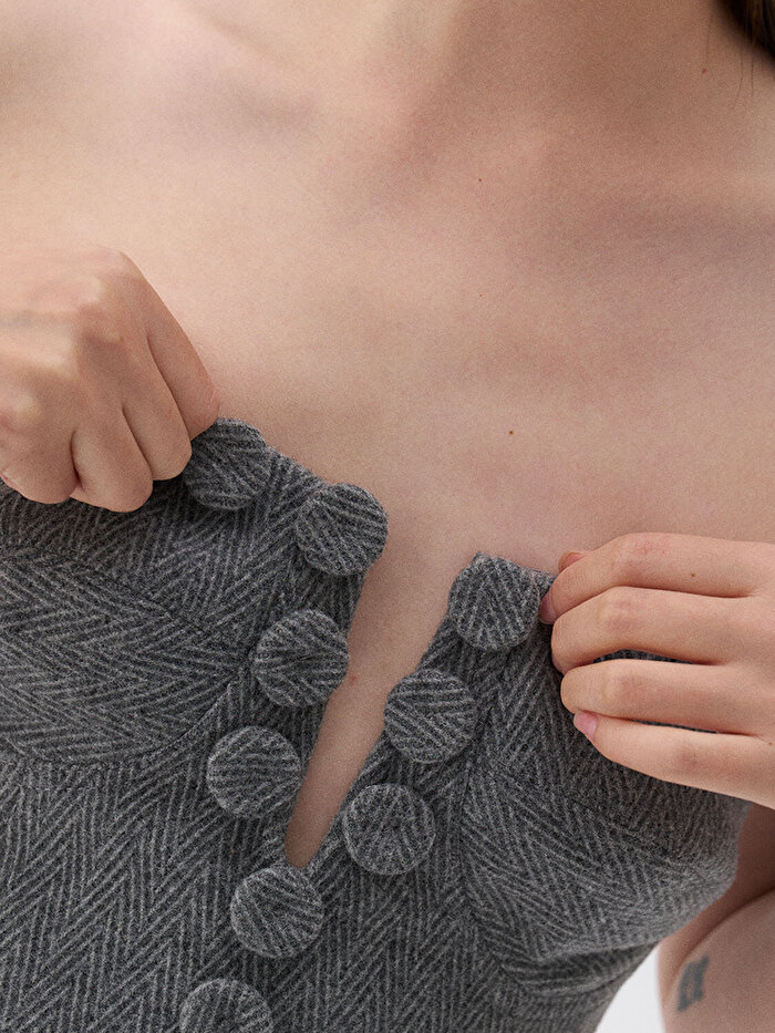 Nocturne Straplez Mini Elbise