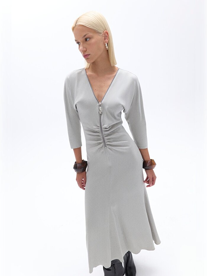 Nocturne Drape Detaylı Elbise