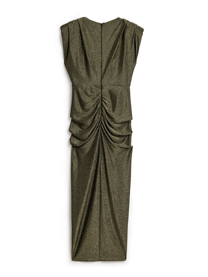 Nocturne Vatkalı Maxi Elbise