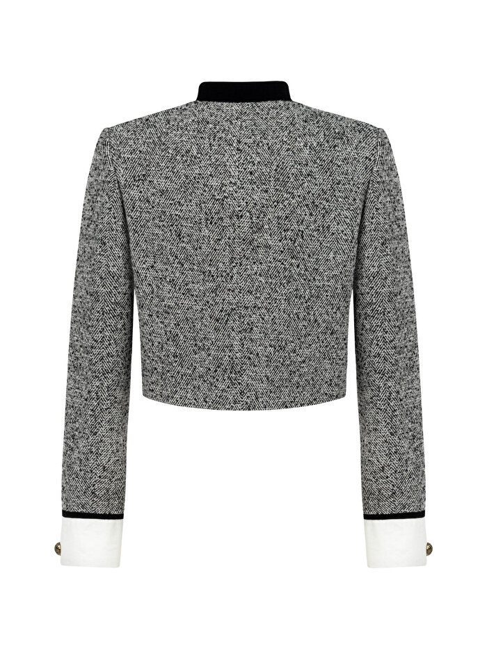 Nocturne Düğme Detaylı Vatkalı Ceket