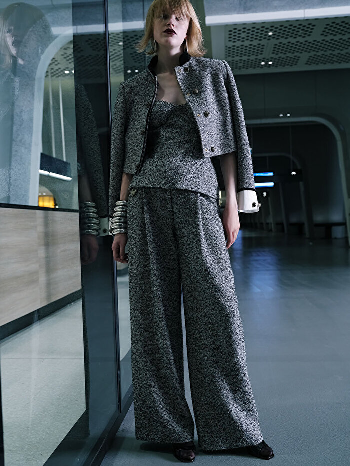 Nocturne Düğme Detaylı Vatkalı Ceket