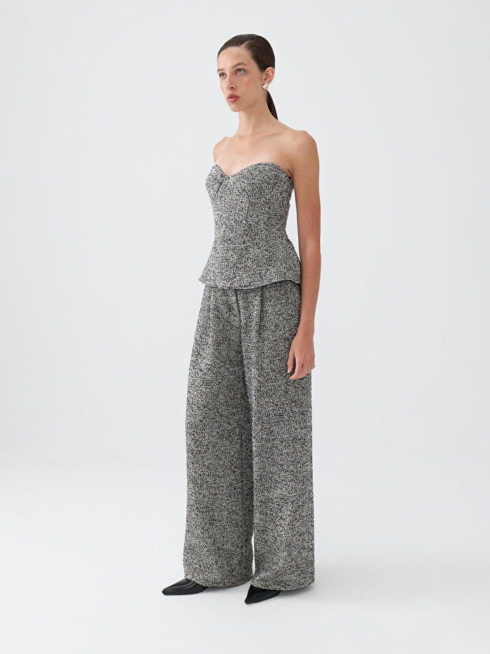 Nocturne Straplez Kalp Yaka Bluz