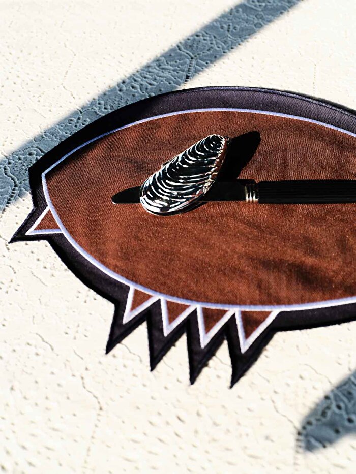 Nocturne Balık Tasarımlı Amerikan Servis