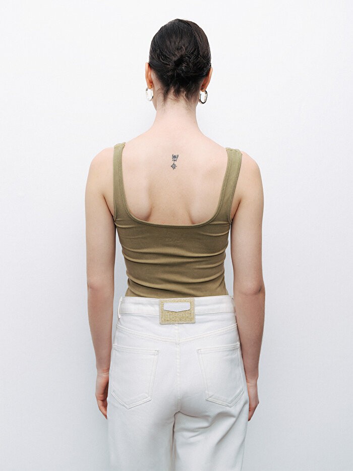 Nocturne Baskı Detaylı Crop Top