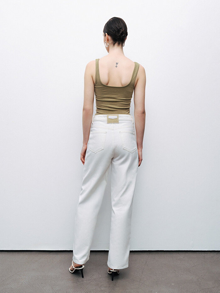 Nocturne Baskı Detaylı Crop Top