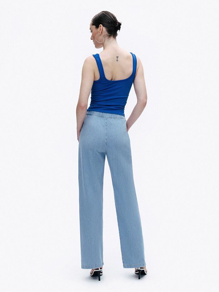 Nocturne Baskı Detaylı Crop Top