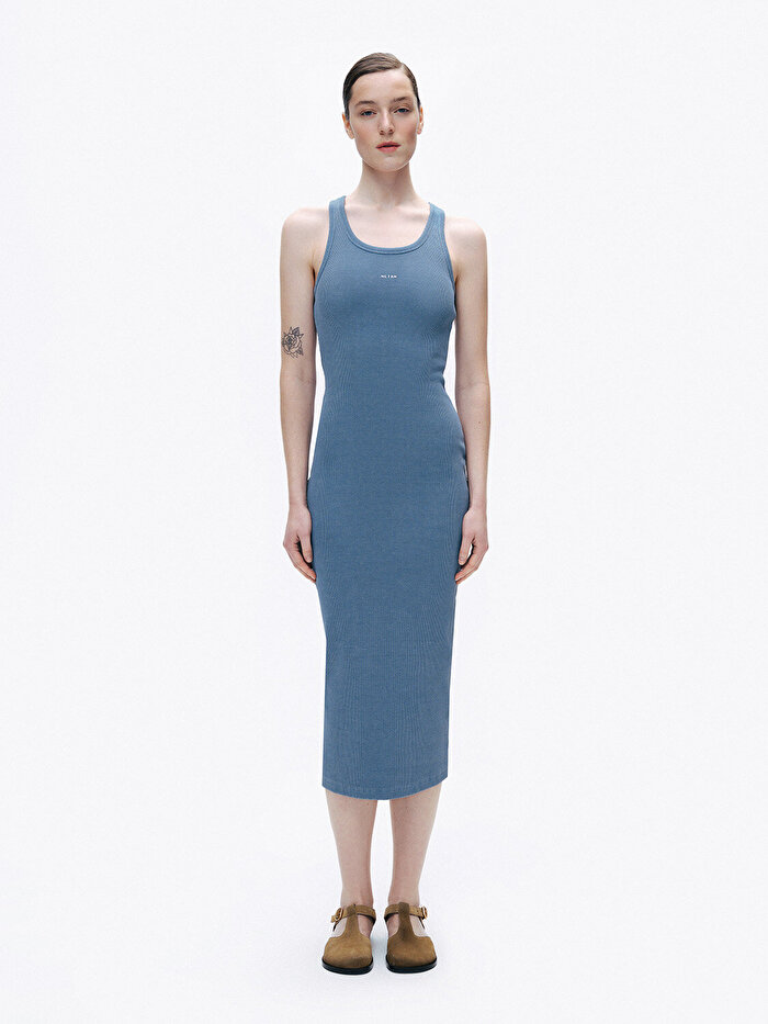 Nocturne Baskı Detaylı Maxi Elbise