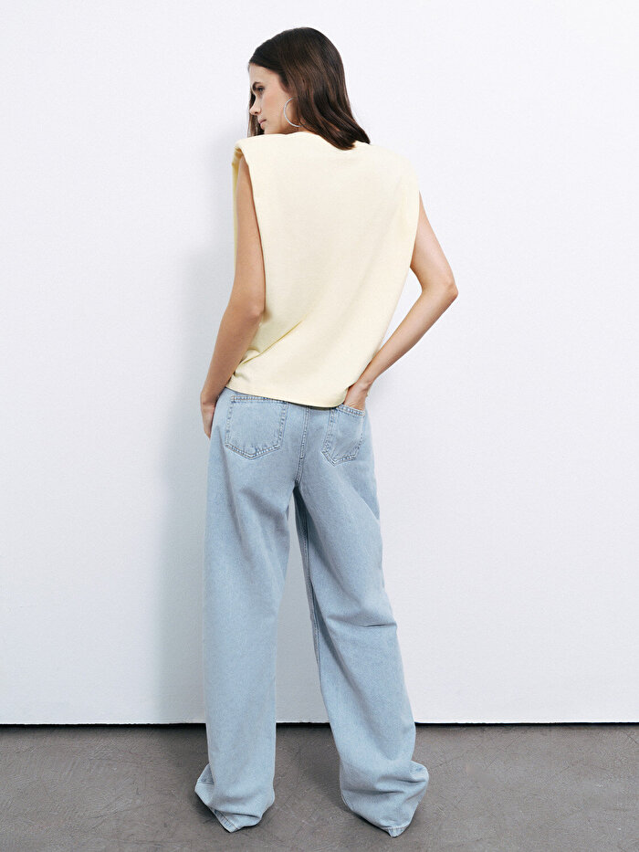 Nocturne Vatkalı Basic Tişört