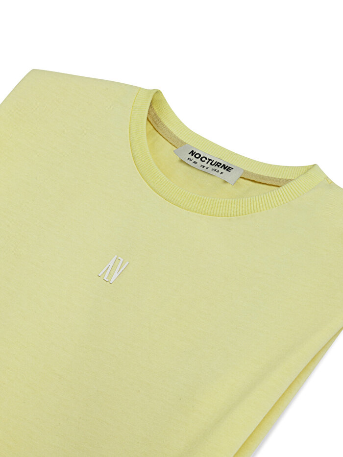 Nocturne Vatkalı Basic Tişört