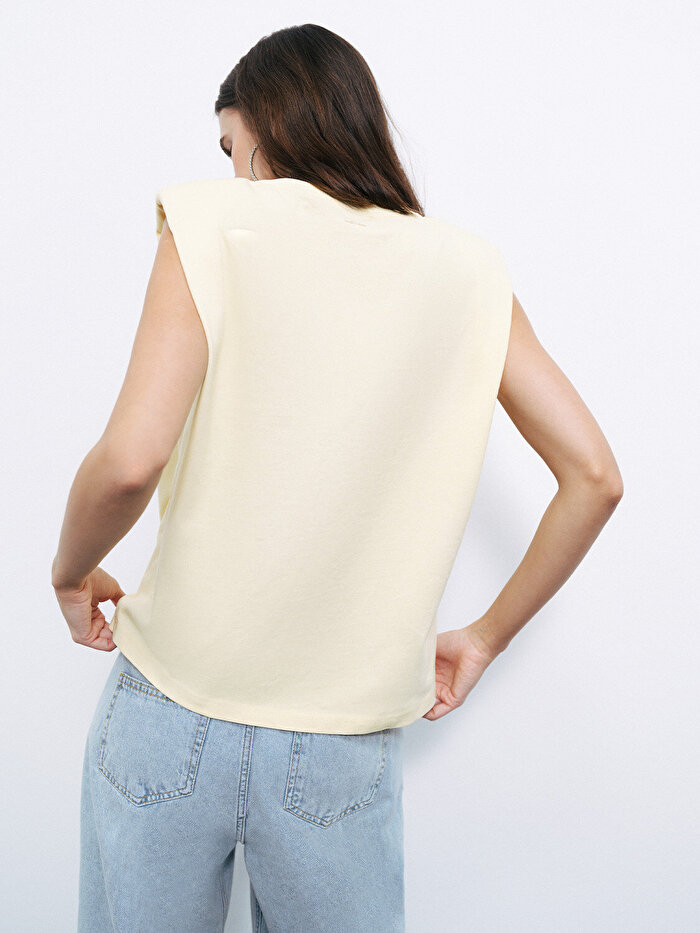 Nocturne Vatkalı Basic Tişört