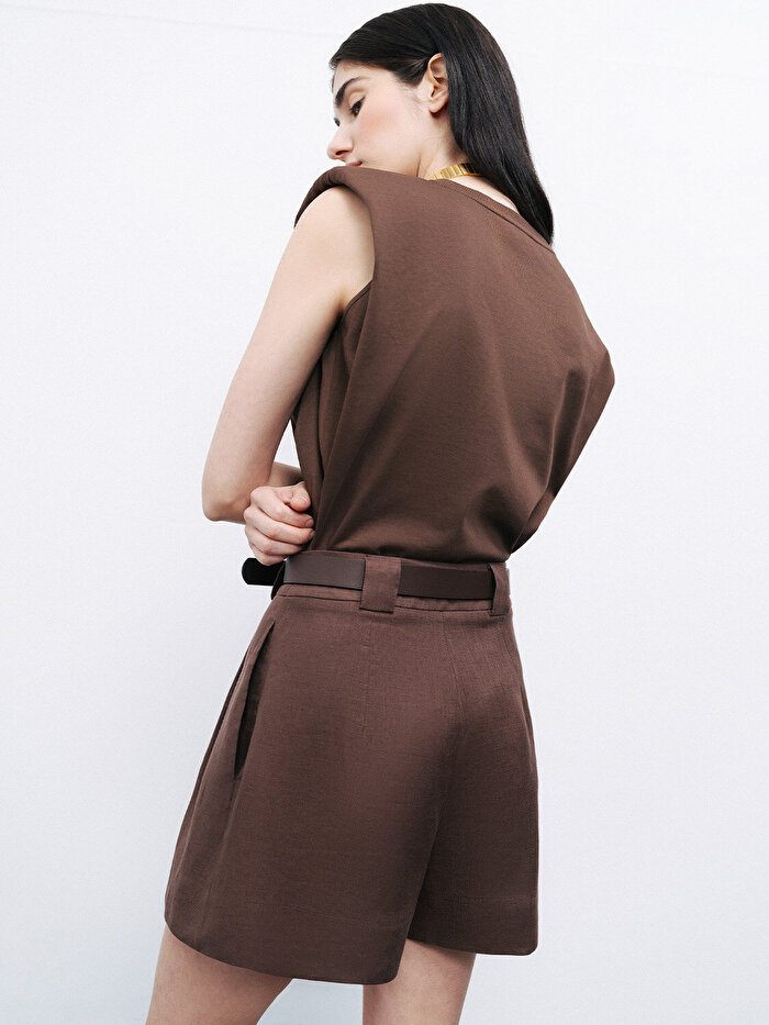 Nocturne Vatkalı Basic Tişört