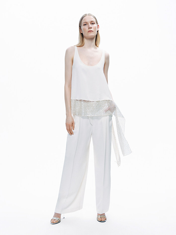 Nocturne Bağlama Detaylı Bluz