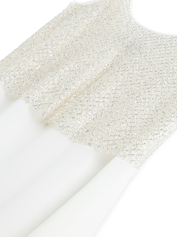 Nocturne Kristal Taş Detaylı Bluz