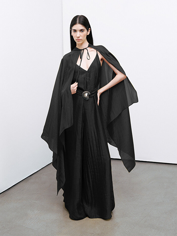 Nocturne Metal Aksesuarlı Tulum