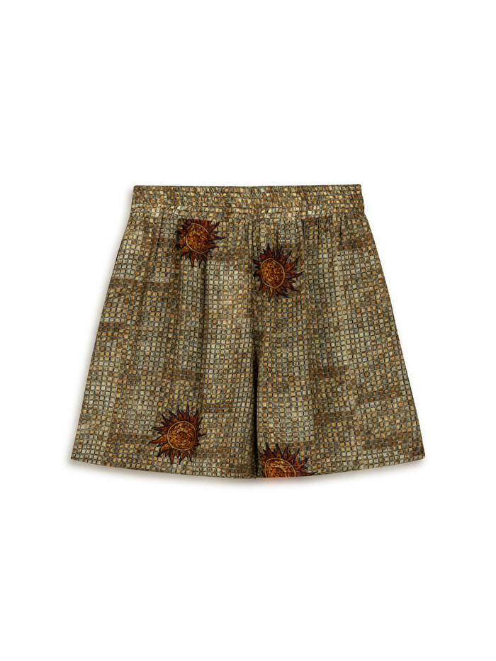 Nocturne Desenli Mini Şort