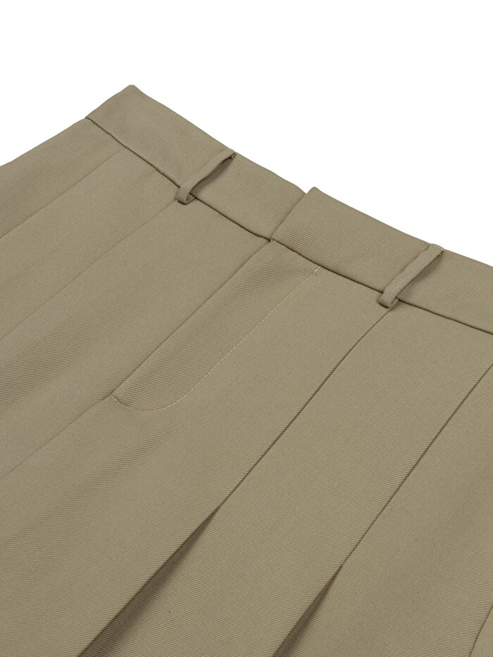 Nocturne Pileli Mini Şort Etek