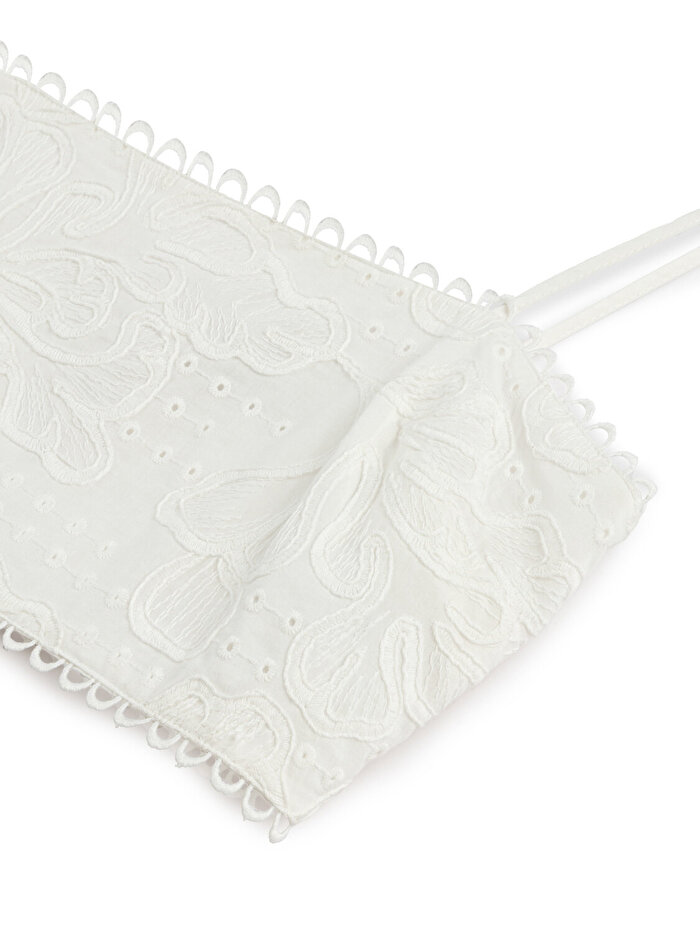 Nocturne Brodeli Crop Top