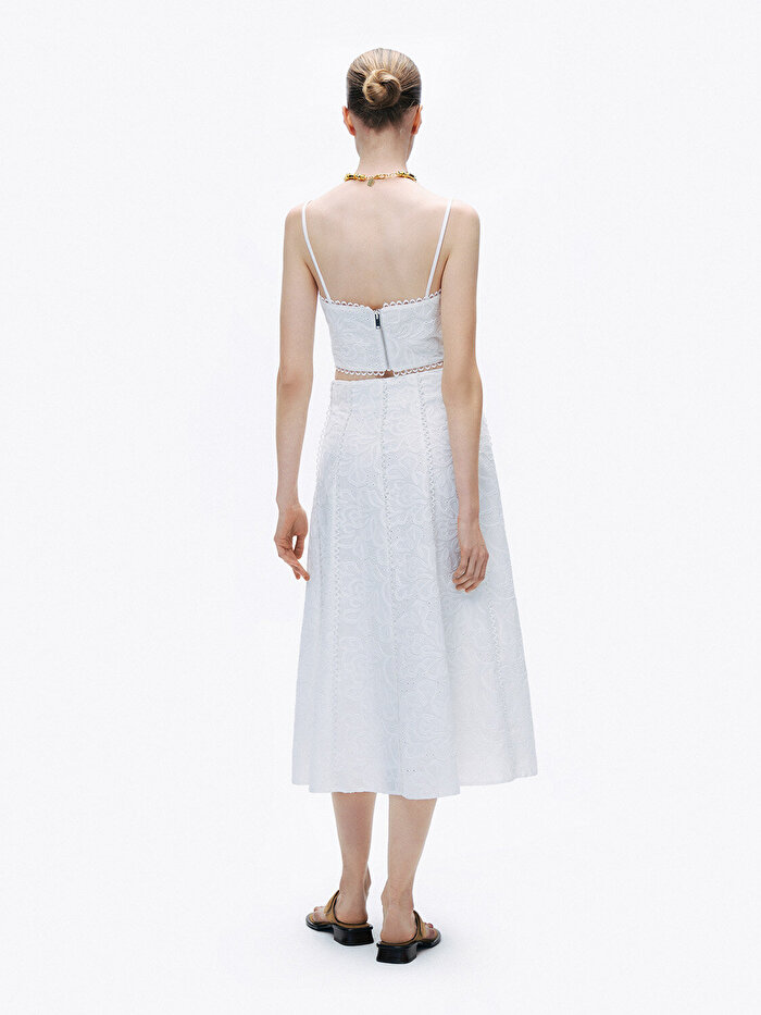 Nocturne Brodeli Crop Top