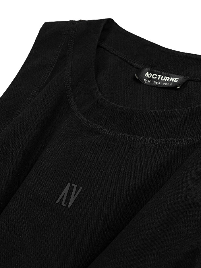 Nocturne Baskı Detaylı Crop Top