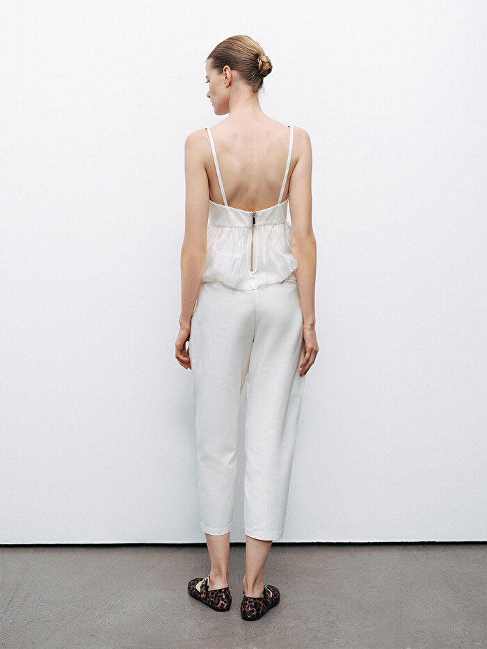 Nocturne Kemer Askı Detaylı Bluz