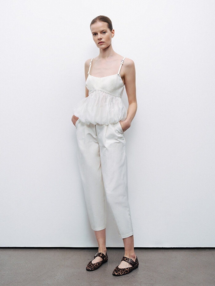 Nocturne Kemer Askı Detaylı Bluz