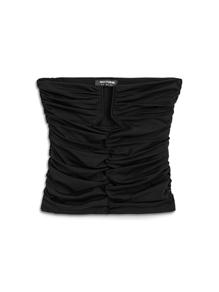 Nocturne Drape Tasarımlı Crop Top