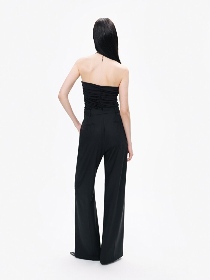 Nocturne Drape Tasarımlı Crop Top