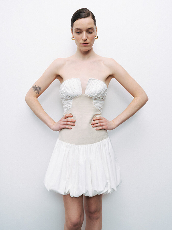 Nocturne Straplez Mini Elbise