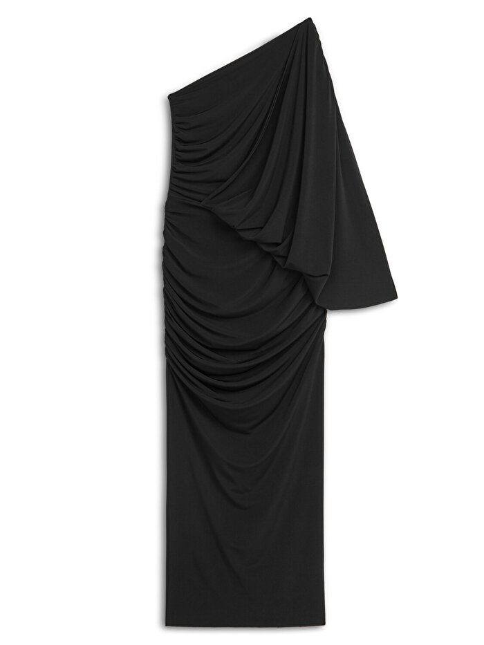Nocturne Drape Detaylı Maxi Elbise