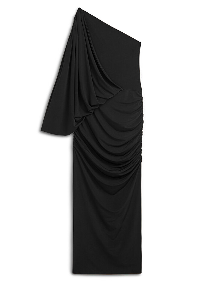Nocturne Drape Detaylı Maxi Elbise