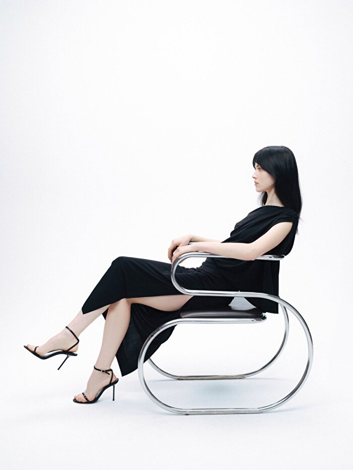 Nocturne Drape Detaylı Maxi Elbise