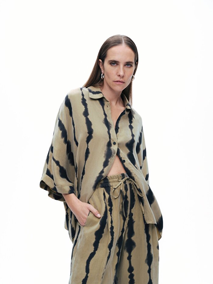 Nocturne Dökümlü Gömlek