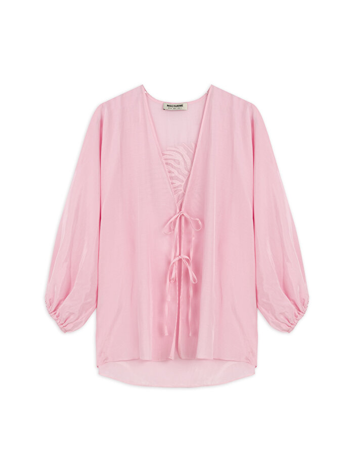 Nocturne Boncuk İşlemeli Gömlek