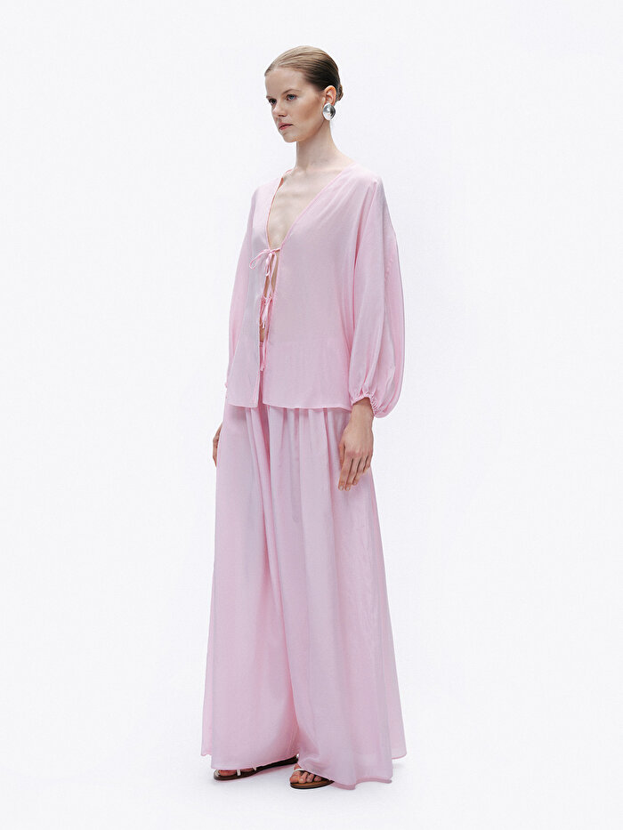 Nocturne Boncuk İşlemeli Gömlek