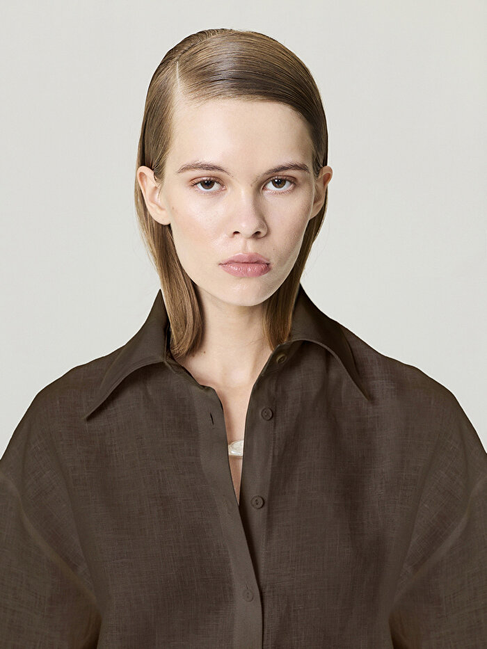 Nocturne Keten Gömlek