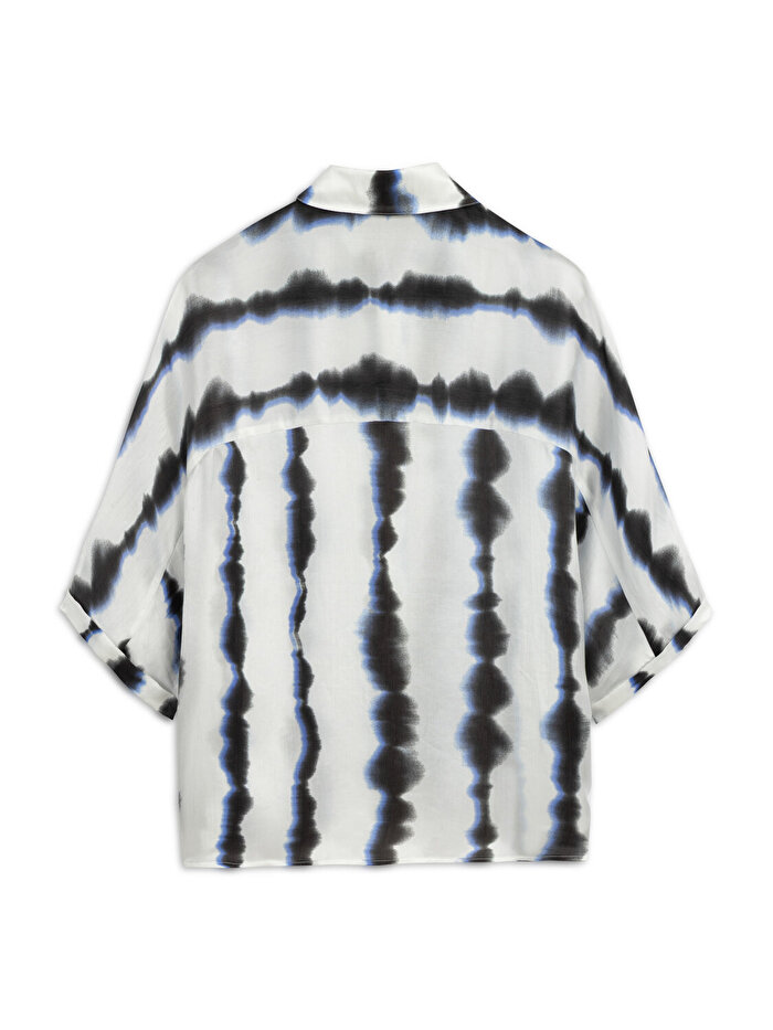 Nocturne Batik Desenli Dökümlü Gömlek