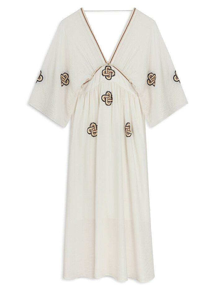 Nocturne Nakış Detaylı Maxi Elbise