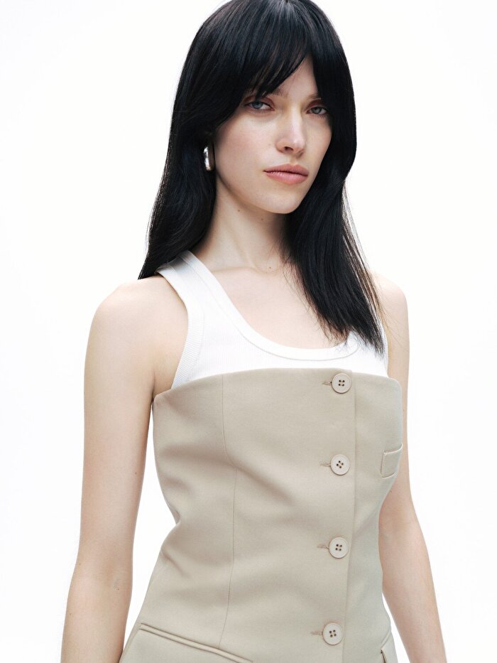 Nocturne Straplez Mini Elbise