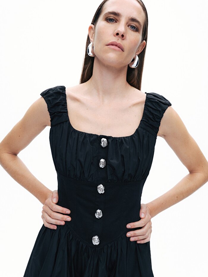 Nocturne Korse Görünümlü Mini Elbise