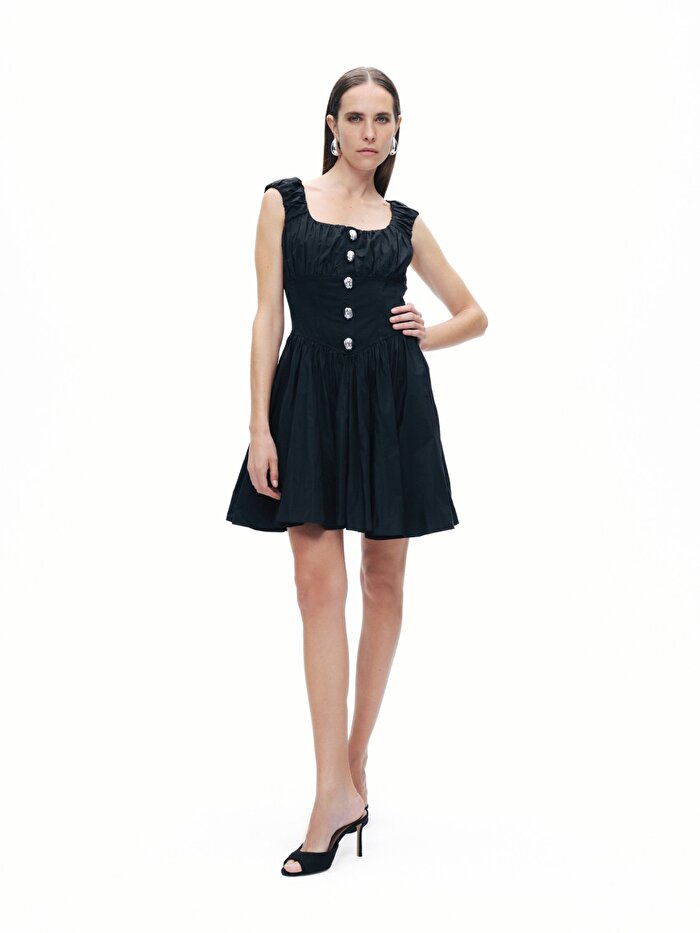 Nocturne Korse Görünümlü Mini Elbise