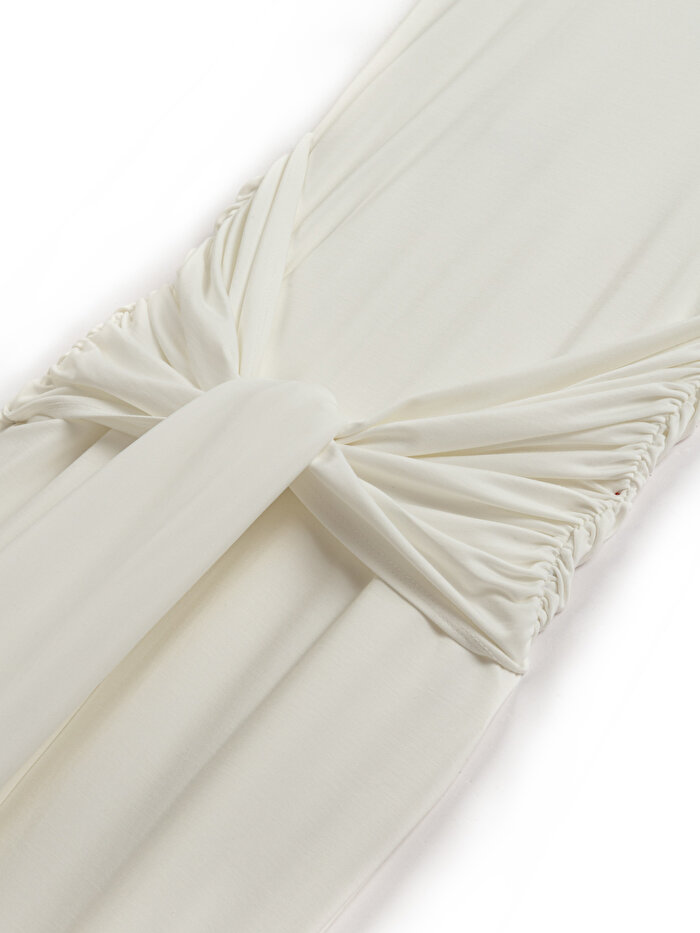 Nocturne Sırt Dekolteli Maxi Elbise