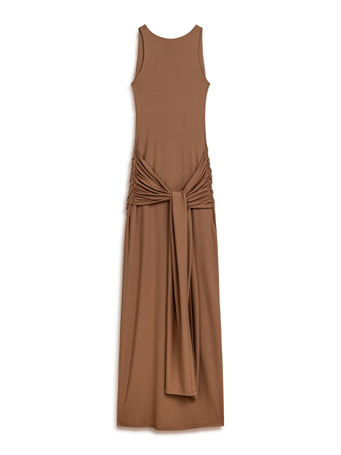 Nocturne Sırt Dekolteli Maxi Elbise