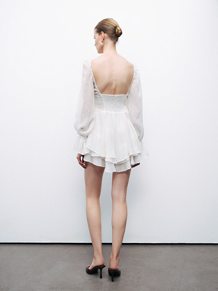 Nocturne Volanlı Mini Elbise