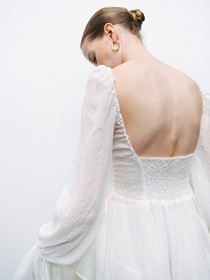 Nocturne Volanlı Mini Elbise