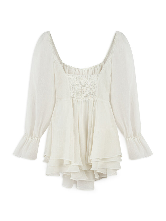 Nocturne Volanlı Mini Elbise