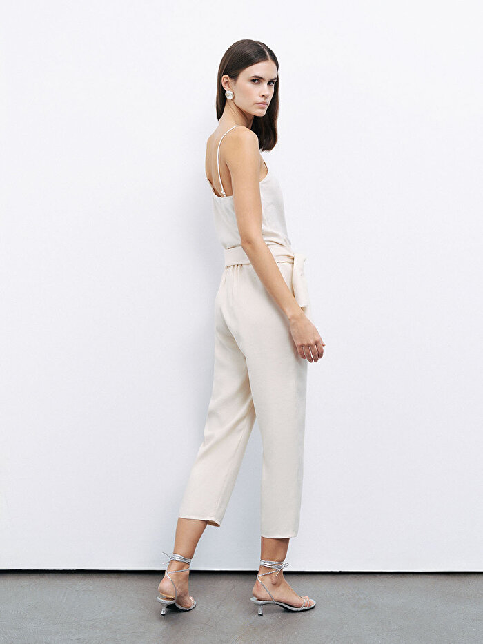 Nocturne Kuşak Bağlamalı Pantolon